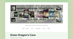 Desktop Screenshot of greendragonartist.com